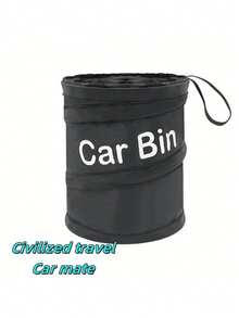 1pc Convenient Car Trash Bin - Hangable Garbage Bag For Seat Backs - 5.91x7.87 Inches - Litter Container And Storage Bag For Interior Car Accessories , Men Gift - Multicolor - View 5