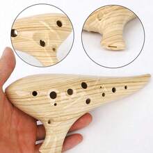 1pc 12-Hole Resin Ocarina, Alto C Tuning, Simple Musical Instrument, Suitable For Beginners, Resin Material, Wind Instrument, Beginner Ocarina, Resin Wind Instrument, Alto C Ocarina, 12-Hole Wind Instrument, Easy-To-Play Resin Ocarina - Multicolor - View 4