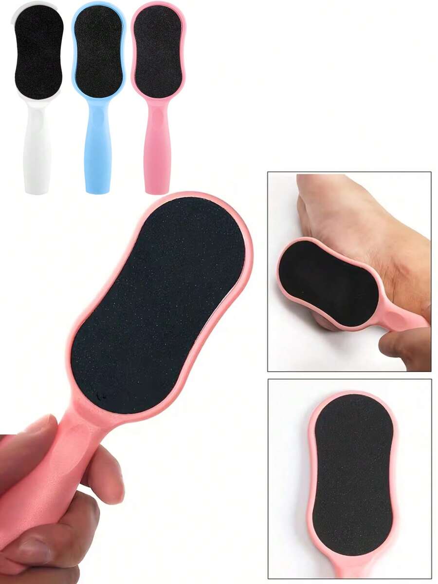 1pc Double-Sided Heel Callus Remover, Coarse And Fine Sandpaper For Removing Calluses And Rough Skin, Foot Care Tool For Daily Use, Unisex - Multicolor - View 1