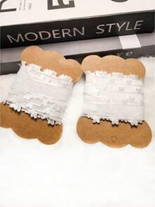 1pc 5 Yards 2.5cm New Heart Shaped Organza Ribbon Gift Box DIY Handmade Accessory Bowknot Material - Multicolor - View 5