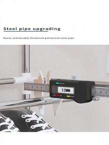 Zapatera Plegable para 27 Pares, 9 Niveles,Organizador Zapatera Rack de Acero Inoxidable,Fácil Armado Resistente Practico Hogar Zapatera Organizador Reduce Espacio Zapatera Plastico Zapatera Zapatero,para Almacenar y Guardar Los Zapatos - Noveno piso - Ver 8