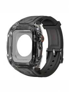 透明表带转换套件，适用于 11/10/9/8 表款，尺寸分别为 46mm/42mm/40mm/41mm/44mm/45mm，包含表带和表壳，也适用于 Ultra 3/2/1 表款，尺寸为 49mm。适合休闲、时尚和运动风格，四季皆宜，是万圣节和圣诞节的理想礼物。 - 彩色 - 查看 22