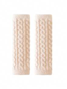 1 Pair Baby Knee High Socks, Non-Constrictive Warm Over-The-Knee Cotton Socks, Winter Warmth Essential, Cute Cartoon Design, Suitable For Daily Use In Winter - Multicolor - View 4