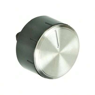 4 X Hob Control Knobs For BOSCH Oven Cooker Silver Black Switch Replaces 616100