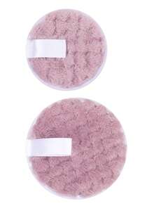 2片装可重复使用柔软卸妆棉，可机洗，适用于洗脸、卸妆，适合所有肤质 - 彩色 - 查看 22