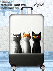 1 Piece, 300g/Square Meter. Bestselling Lightning Bolt Print Pattern, Perfect For Business Travel, Summer Vacations, And Back-To-School. Scratch-Resistant And Durable Polyester Protective Cover For Men's And Women's Luggage. Dustproof Travel Accessory, Easy To Hand Wash, Washable And Removable. An Essential Accessory For Outdoor Vacations And Travel (Suitable For 20-28 Inch Suitcases).