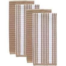 T-fal Textiles - Toalla de cocina, paquete de 2, café(Arena) - Multicolor - Ver 4