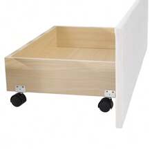 Upholstered Double Bed 140 X 200 Cm, With Drawers, Slatted Base And Headboard, In Soft Skin-Friendly Velvet, Beige (Mattress Not Included), For Adults And Teenagers. - Beige - View 11