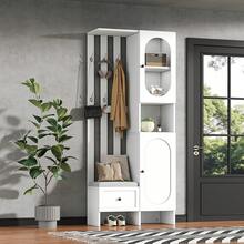 Hall Trees - White - View 5