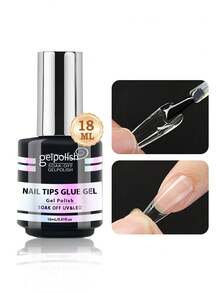 1/2/3pcs Nail Glue, Suitable For Nail Stickers, Nail Tips And False Nails, Super Adhesive, Long-Lasting, Applicable For Acrylic Nails, Used With UV/LED Lamp