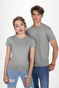 THEGEWA PACK OF 10 T-SHIRTS, ASSORTED COLORS: BLACK, WHITE, AND MORE COLORS, LIGHT AND COOL. Plain, Regular, Asymmetrical, Spring Festival, MULTICOLOR - Xám - Xem 4