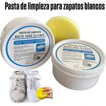 1 PIEZA DE PASTA PARA LIMPIEZA DE ZAPATOS BLANCOS 120 GRAMOS DE PRODUCTO - Blanco - Ver 1