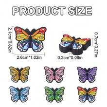 7/15 piezas Cuentas de silicona con diseño de mariposa - Kit de fabricación de joyas con bolígrafo y accesorios hechos a mano, cuentas decorativas de moda para hacer collares, pulseras, llaveros y cordones de identificación - Múltiples colores y estilos, regalo ideal para mujeres, hombres, entusiastas de manualidades, estudiantes y trabajadores de oficina - Cuentas de silicona con forma de mariposa - Ver 9