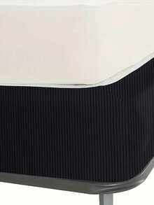 1 pieza Falda de cama con envolvente de jacquard a rayas, opciones de colores elásticos multicolor, antideslizante y antipolvo, protege tu ropa de cama, agrega moda, adecuado para todas las estaciones - opción perfecta para la decoración del dormitorio y la sala de estar - Multicolor - Ver 6