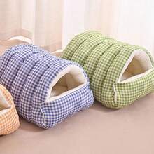 畅销猫床 冬季保暖封闭式宠物床 四季通用狗屋 小型犬笼 可机洗猫床 - 彩色 - 查看 2