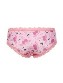 Bộ 8 quần lót nữ Dircho gợi cảm, dễ thương, phong cách Gothic, cạp thấp - Ren tương phản, họa tiết đầu lâu, thiên hà, sao và bí ngô Halloween khắp bề mặt, quần lót thoải mái kiểu hipster dành cho nữ - Đồ lót Halloween - Thoải mái, nhiều kiểu dáng, ý tưởng quà tặng hoàn hảo cho những dịp đặc biệt hoặc mặc hàng ngày. - Nhiều màu - Xem 2