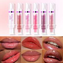 Syringe Lip Gloss - High Shine, Non-Sticky Formula For Plump, Glossy Lips. Precision Lip Gloss Set - Syringe-Style Applicator, Moisturizing And Glossy, Suitable For Everyday And Glamorous Looks. Shiny Plumping Lip Gloss, Syringe Design, Non-Sticky, Creates Full, Glossy Lips, Moisturizing Highlighter Formula Makes Lips Smooth And Plump, Long-Lasting Shine, Perfect For Casual And Evening Looks, Creating Alluring Lip Makeup. - Nhiều màu - Xem 4