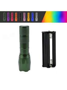 T6 High-Power LED Rechargeable Outdoor Bicycle Long-Range Aluminum Alloy Zoom Waterproof Fishing Light (Batteries Not Included) - Multicolor - View 13