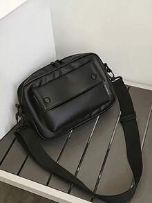 Men's PU Shoulder Bag, Chest Bag, Coin Purse, Crossbody Bag, Winter Holiday Handbag, Waist Bag, Beach Bag, Gym Bag, Black Bag, Hiking, Large Capacity, Multifunctional, Portable, Vacation, Fanny Pack, Christmas Gift, Valentine's Day, Retro Valentine's Day, Holiday Essential, Crossbody Bag, Sticker Bag, Back To School, Valentine's Day Gift, Retro Men's Gift Bag, Crossbody Bag, Spring Retro Bag, Stationery, Mini Bag, Small Bag Valentine's Day