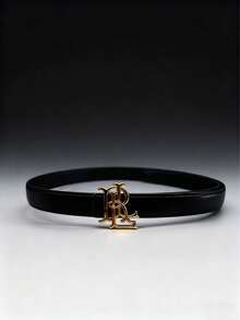 一条女士腰带，配有时尚的“LLR”字母组合扣。这款高品质PU腰带休闲时尚百搭，适合日常休闲、商务、用餐、约会等场合，可搭配连衣裙、牛仔裤、半身裙，尤其适合秋季穿着。 - 彩色 - 查看 9