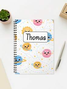 Customize Personalized Kids Notebook,Custom Name, Back To School Gift,12 Styles,Personalized Birthday Party Souvenir, Back To School Season - Multicolor - View 17