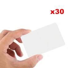 5/10/20/30/50/100pcs 215 NFC Tags, Programmable NFC Blank Clone Cards, NFC Chips, NFC Business Cards, Rewritable Ntag 215 NFC Tags Compatible With Android And All NFC-Enabled Devices - White - View 7