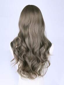 [Domestic Shipping, Next Business Day Delivery Available] MELISSYA Khaki Beige Wig (With Bangs) / Ultra-Lightweight Wig / Soft And Airy Texture | Recommended For Hat Coordination, Gyaru Style With A Lightweight And Stress-Free Wear / Heat-Resistant Synthetic Hair, Women's, Beginner-Friendly, Perfect For Everyday Wear, Parties, And Cosplay, Rose Net Cap (Adjustable), Smooth And Versatile Styles | Undetectable | Natural | Women's | Stylish | Cute Wig | Everyday Use | Straight Wig | Full Wig | Breathable | Cute For Adults | Fashion Wig | Layered Cut | Layered Wig - 卡其色 - 查看 5