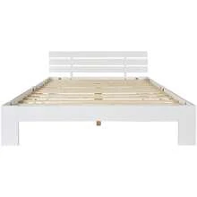 Bed Frames - White + Solid Wood + 140cm*200cm - 查看 3