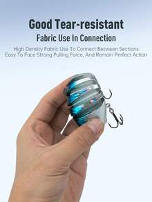 Kingdom Barbecue 钓鱼路亚 多节饵 泳饵 人工海钓路亚 65mm 90mm 120mm 140mm 沉水型摇摆饵 硬饵 - 彩色 - 查看 6