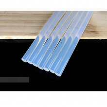 10pcs Multi-Purpose Mini Hot Melt Glue Sticks, Suitable For Crafting, Repairing And DIY Projects, Transparent, Gift, Christmas Gift