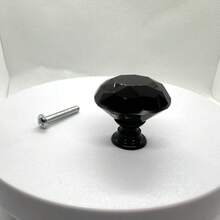 30mm Smooth Round Glass Cabinet Door Knobs/Pulls, Colorful Drawer Handles Suitable For Home, Cabinet, Drawers And Dresser, With Screws - Multicolor - View 39