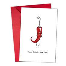 Perfect Birthday Card For Him/Her - Funny & Creative Cartoon Plant Design, English Text, Daily Office Supplies - A - View 8