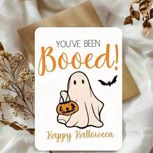¡Shhh! Tarjeta de felicitación de Halloween aterradora - Regalo perfecto para trucos o dulces, adecuado para hombres, mujeres, parejas y amigos - Unitalla - Ver 4