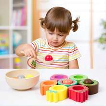 Fruit Color Sorting Toy Set, Educational Toy, Suitable For Children To Distinguish Fruit Colors. New Year Gift, Birthday Gift. - Multicolor - View 5