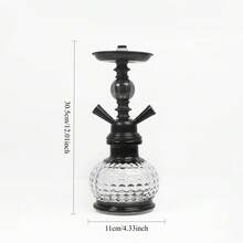 All-In-One Hookah Set, Suitable For Shisha/Hookah/Flavored Smoking - Ideal For Parties Or As A Gift For Smokers (Plastic Material, Compatible With Hookah) - Multicolor - View 3