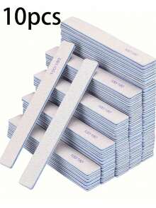 25pcs (Optional 80/80, 100/180) Grit Nail Files, Acrylic Nail Sanding Boards, Professional Manicure Tools, Suitable For Home & Salon, Durable Double-Sided - Multicolor - View 10