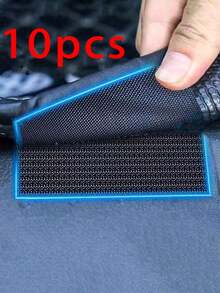 10片/20片/40片强力粘性魔术贴汽车脚垫固定器沙发床单隐形贴片避光垫双面胶贴片 - 黑色 - 查看 14