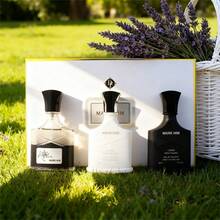 Perfume de hombre Set de 3 EDT para Hombres Mark Him (30ml Cada Uno) Perfume feromonas | Aromas Diversos: Bergamota, Sándalo, Frescos y Herbales | Botellas con Estilo Vintage Elegante y Único | Ideal para Regalos Especiales (Cumpleaños/Navidad/Aniversario) y Cualquier Ocasión | Fragancias que Elevan el Estilo y la Confianza Masculina Quick Ship - Fresco - Ver 5