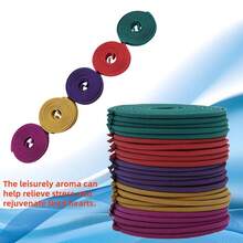 1 Canister Of 50 Mixed Spiral Incense Sticks + Gourd Base, Rose, Jasmine, Lavender, Lemongrass And Orange Scents. Burn Time: 3-4 Hours. Suitable For Air Purification, Yoga, Meditation, Fitness, Home Cleaning And Relaxation. Ideal Gift For Home Use Or Outdoor Occasions. Great For Holiday Decoration. - 5 Sets (roses, Jasmine, Lavender, Lemongrass, and Oranges) - View 5