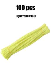 100pcs Fluffy Cleaning Sticks, Soft Fuzzy Craft Sticks Suitable For DIY Flower Bouquets, Floral Arrangements, Children's School Art Projects, Party Decorations, Graduation, Weddings, Birthday Gifts, Mother's Day, Christmas And Other Holiday DIY Crafts - Red Series - View 45