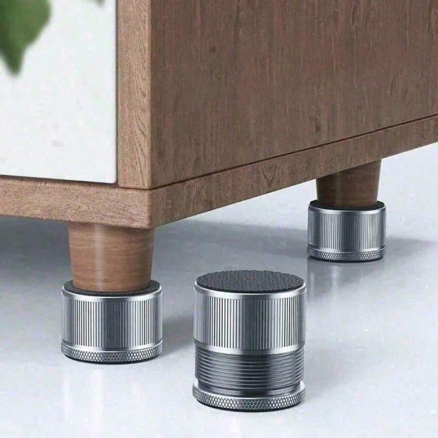 2pcs Adjustable Bed Risers Heavy Duty Protectors Furniture Anti-Vibration Legs Multi-Function High Quality Furniture Legs Fittings - Multicolor - View 1