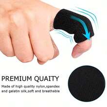 10Pcs Comfortable Finger Brace Splint Sleeve Thumb Support Protector Elastic Breathable Stabilizers For Golf - Multicolor - View 4
