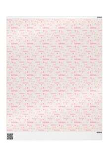 1pc Customized Gift Wrapping Paper, Personalized Packaging Paper With Patterns And Text, Christmas Wrapping Paper, Fun Christmas Customized Gift, Party Packaging Paper, Holiday Wrapping Paper, Christmas Gift, Santa Claus, Santa Hat, 42*60cm, For His/Her Gift - Heart-shaped Words - View 5