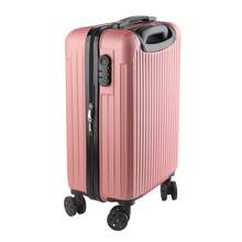 Luggage Cases Free Turning Elastic Handle Quiet Sliding Coded Lock Scratch Proof Suitcases Rose Gold 20in - Dorado - Ver 3