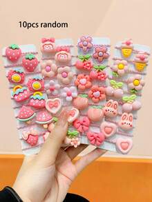 40 قطعة/مجموعة من أربطة الشعر الوردية الجميلة، تشمل مجموعة متنوعة من إكسسوارات الشعر الرائعة مثل التيجان والقوس والزهور والفواكه والفيونكات، بأنماط متعددة وألوان زاهية - مناسبة للفتيات والنساء، ضرورية للعودة إلى المدرسة، سهلة المطابقة للذيول والضفائر أو الكعكات، تضفي مظهرًا لطيفًا ومرحًا، مليئة بالبراءة والفرح في كل لحظة، أربطة الشعر، مطاطات الشعر، حبال الشعر - متعدد الألوان - مشاهدة 15