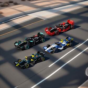 Creative & Fun Building Block Supercar 14+ World Famous Car Micro Particle Puzzle, Desk Decor Gift For Friends & Loved Ones, Suitable For New Year, Halloween, Thanksgiving, Christmas