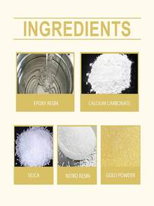 JAYSUING Water-Based Gold Paint, Decorative Gold Paint For Outdoor Fences, Shiny Gold Lacquer, Water-Based Gold Paint. It Has Strong Toughness, Good Adhesion, Improved Product Strength, Good Fluidity And Coating Performance. - Gold - View 5