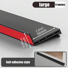 110cm TPE Window Water Stopper, Universal Rainproof Solution, Window Seal Strip, Effective Water Barrier For Window Panes, Rainwater Ingress Prevention, Window Gap Seal Strip - Multicolor - View 17