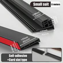 110cm TPE Window Water Stopper, Universal Rainproof Solution, Window Seal Strip, Effective Water Barrier For Window Panes, Rainwater Ingress Prevention, Window Gap Seal Strip - Multicolor - View 14