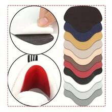 6pcs Shoe Heel Protectors - Breathable Anti-Slip Shoe Heel Pads, Self-Adhesive Shoe Heel Repair Patches, Unisex - Multicolor - View 7
